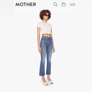 NWT Mother Denim The Hustler Ankle Jeans Sz 28